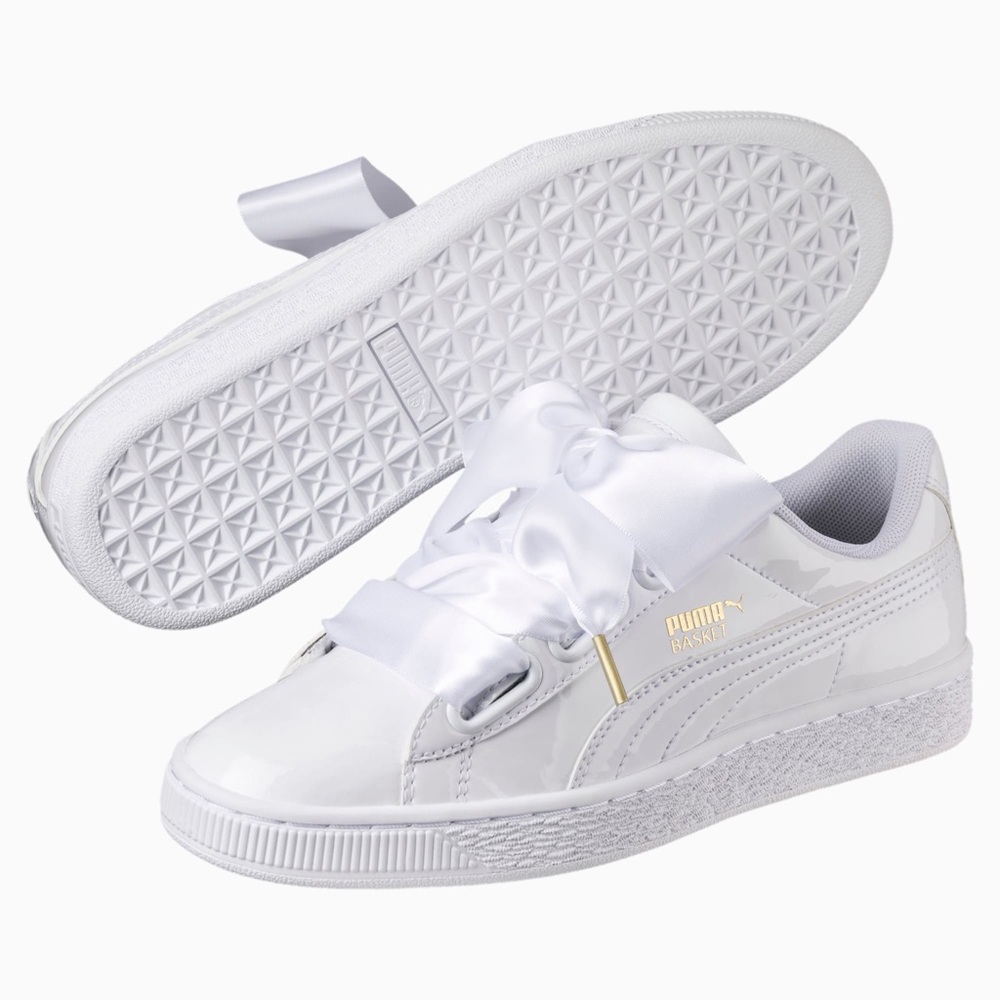 🆕Puma Basket Heart Patent Women's Sneakers - Picture 2 of 9